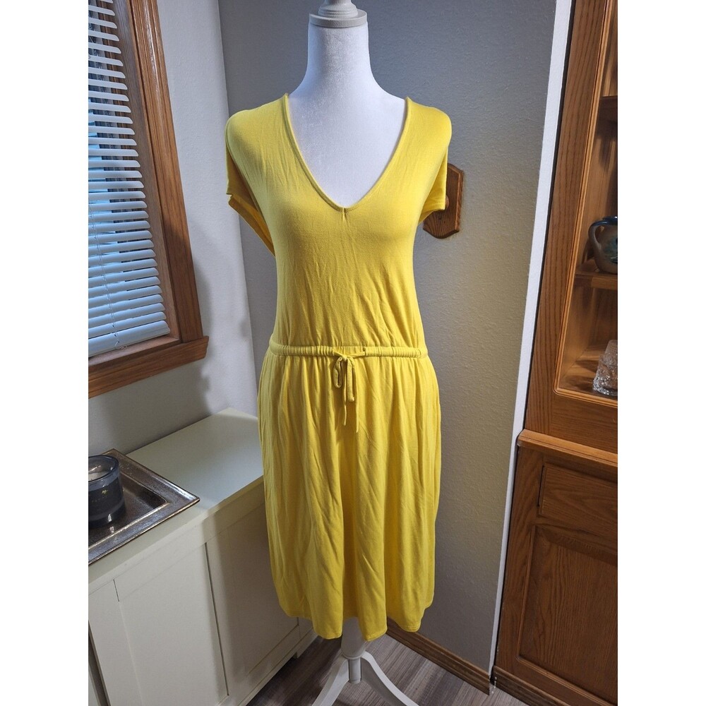 Torrid Plus Size 2 Sunny Yellow Super Soft Mini Dolman Sleeve Dress Has Pockets